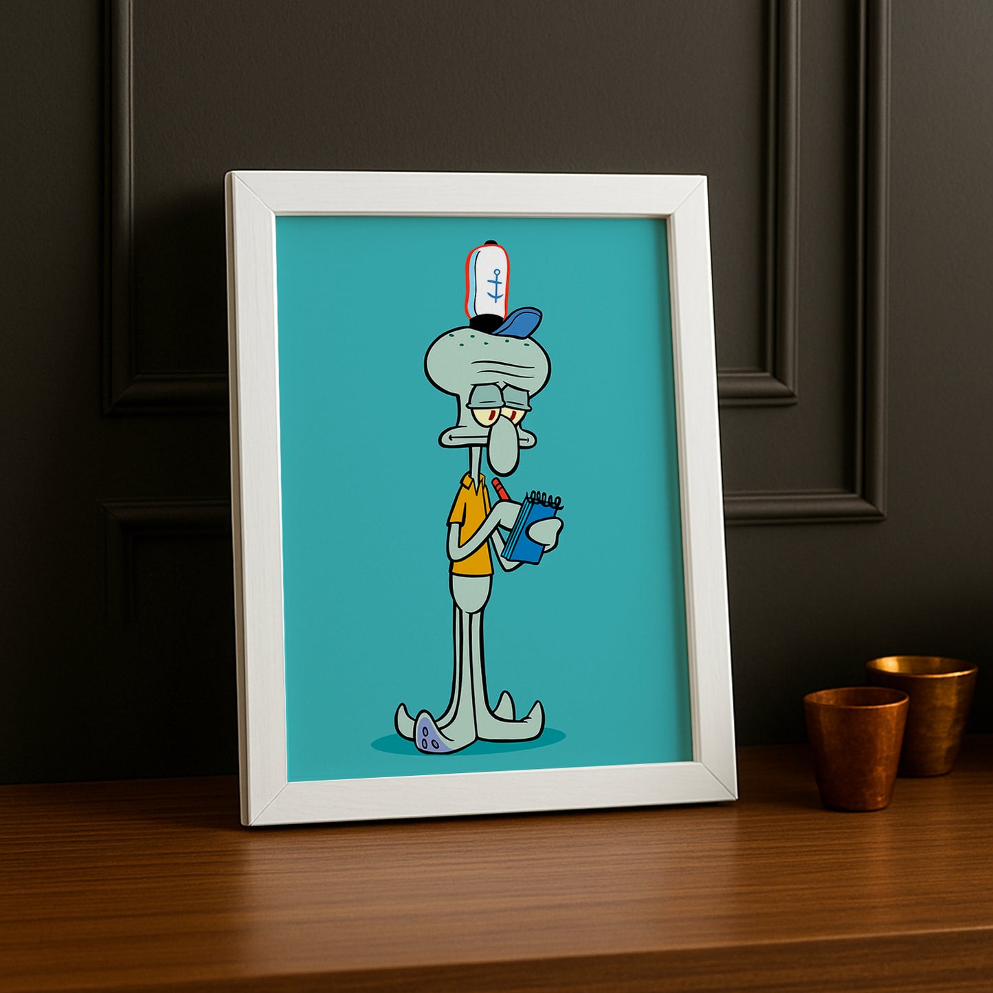 Cadre Photo Bob L'Éponge - Carlo Tentacule Note