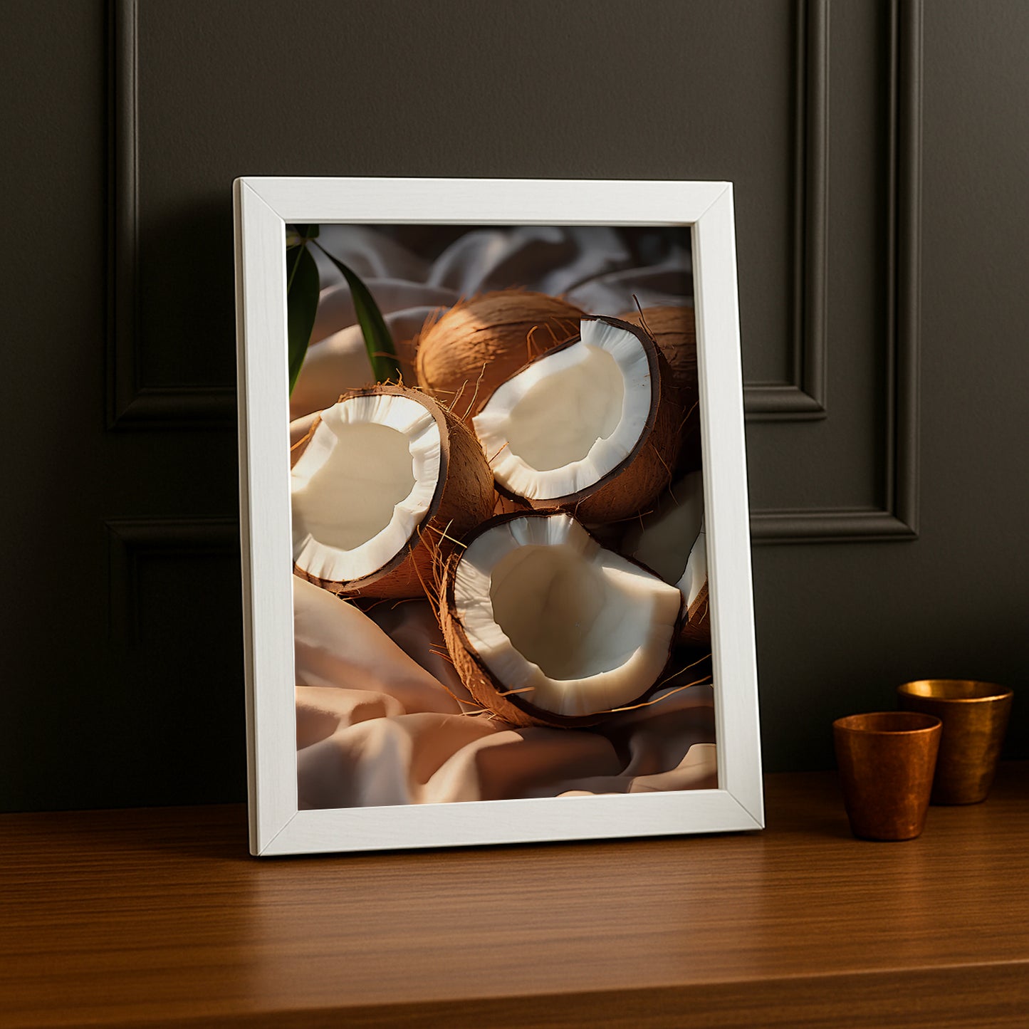 Poster Naturel - Noix de coco