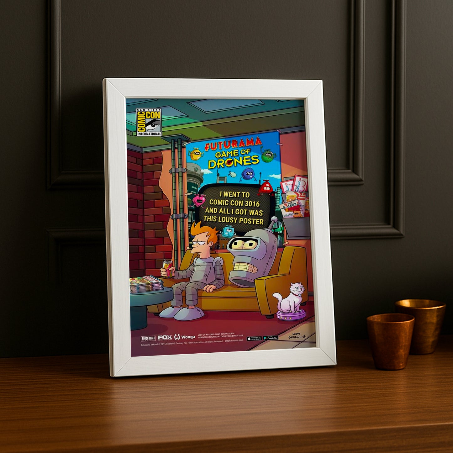 Cadre Photo Futurama - Déguisement Bender