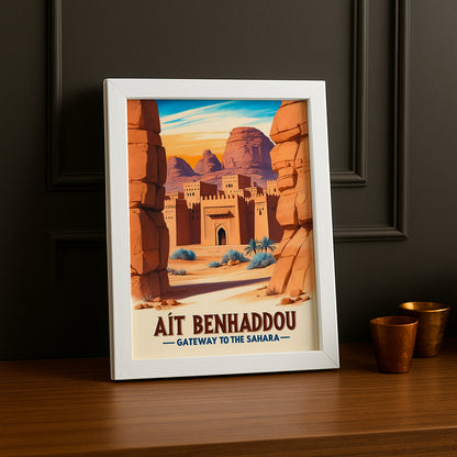 Ait Benhaddou Sahara Maroc - Poster