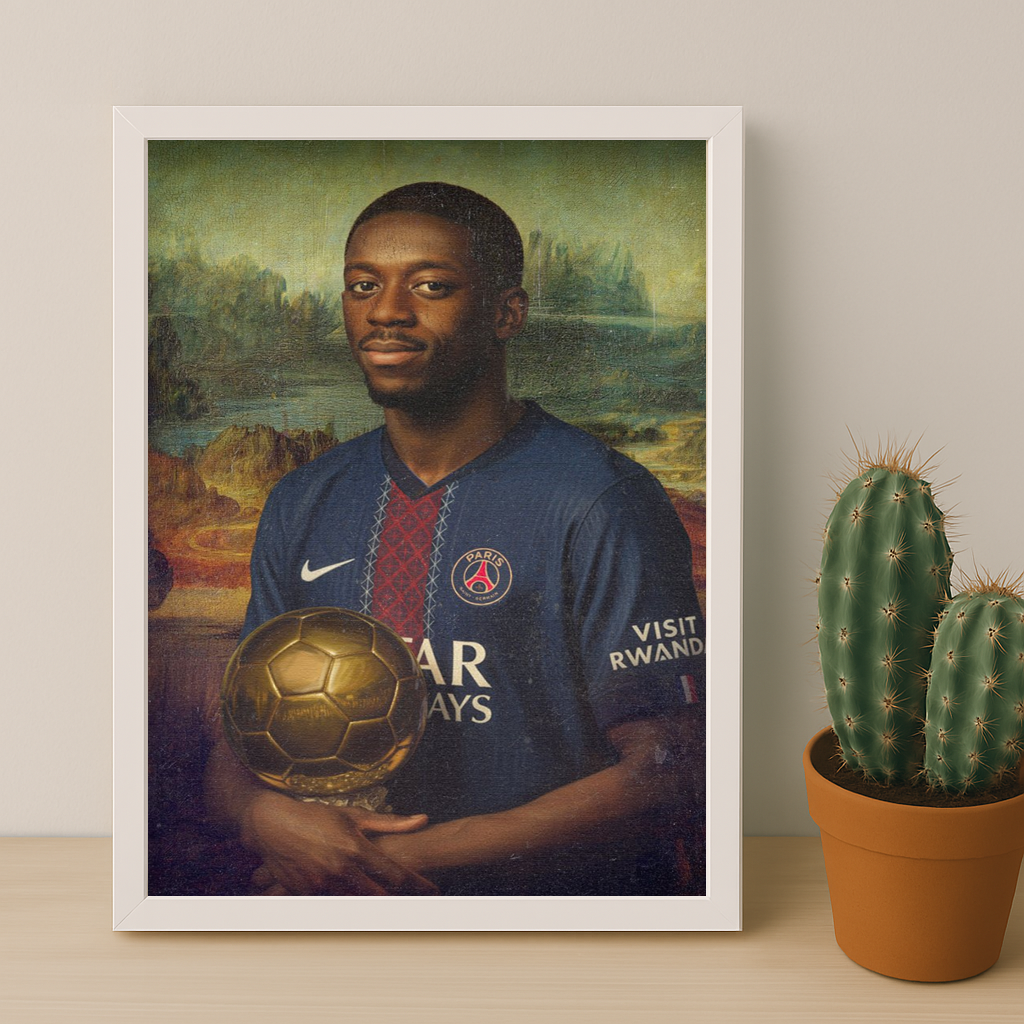 Poster Ousmane Dembélé Ballon d'Or 2025