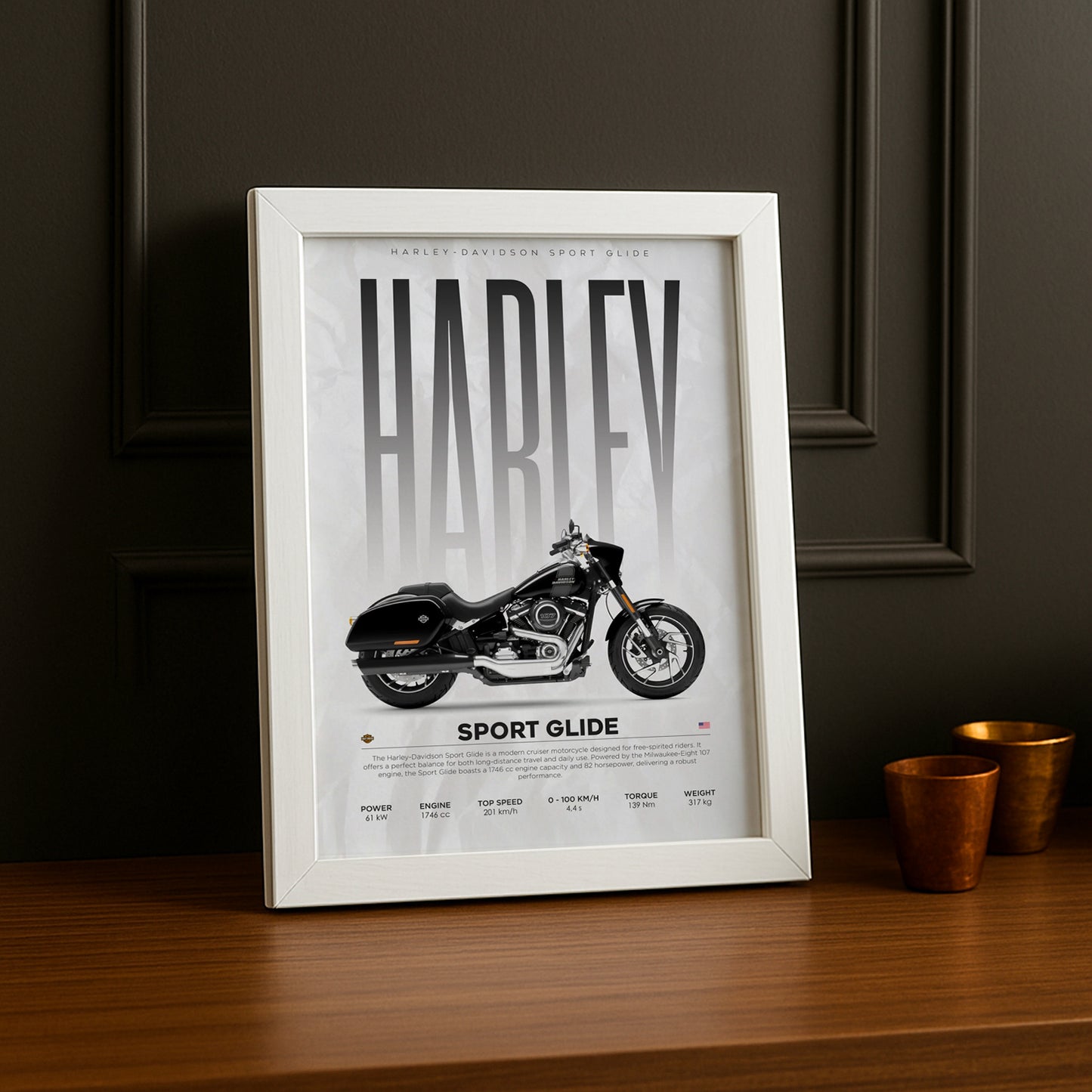 Cadre photo Harley Sport Glide