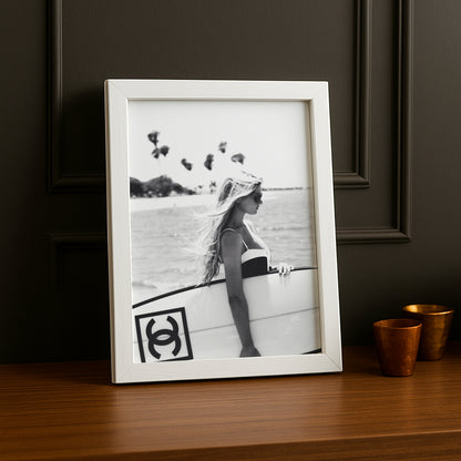 Cadre photo Chanel surf