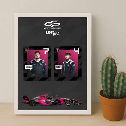 Cadre Photo GP Explorer Gotaga x Nikof Lofi Girl