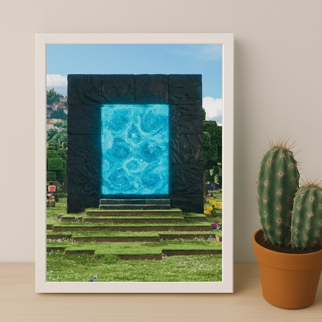 Cadre photo Minecraft - Portail