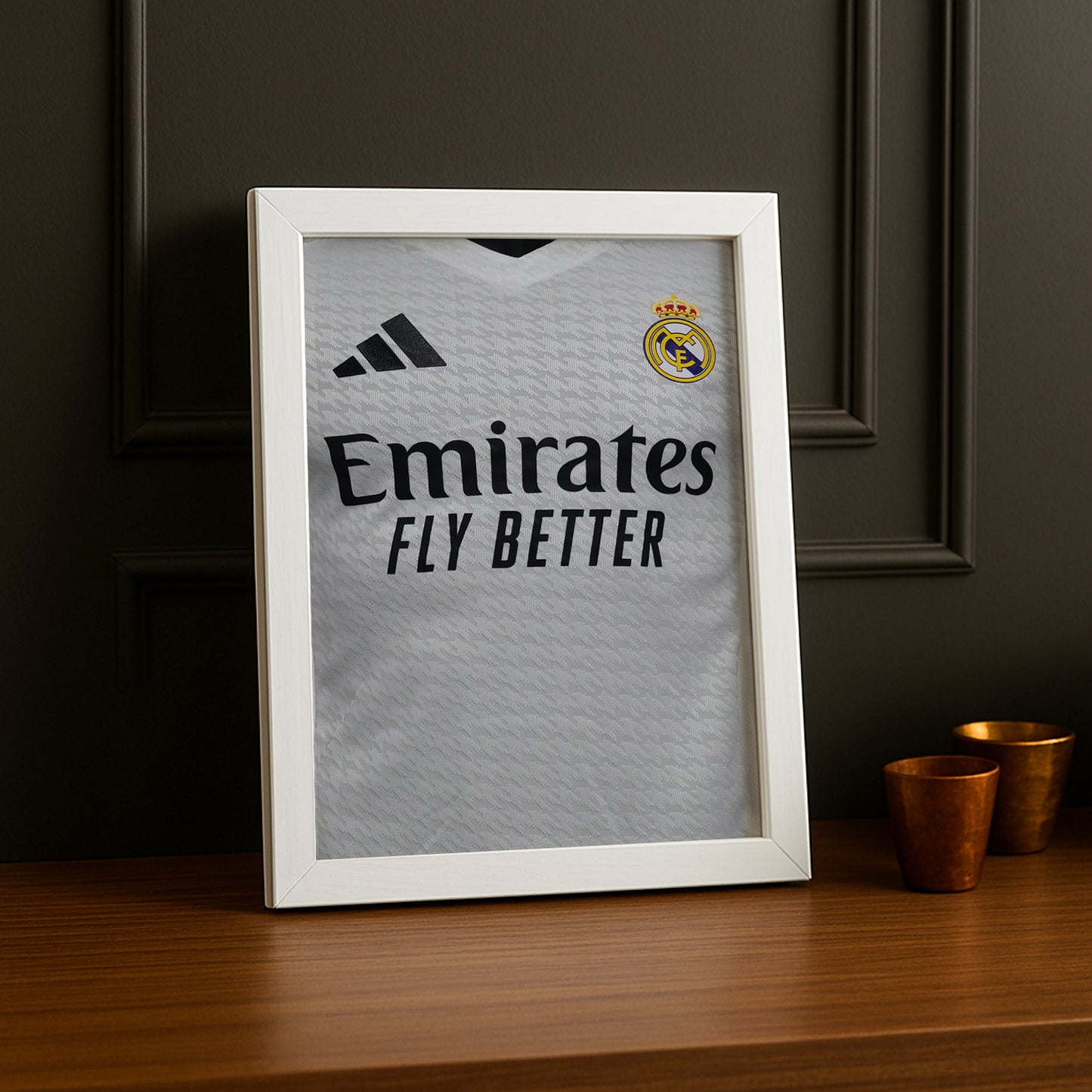 Cadre photo Maillot de Real Madrid domicile