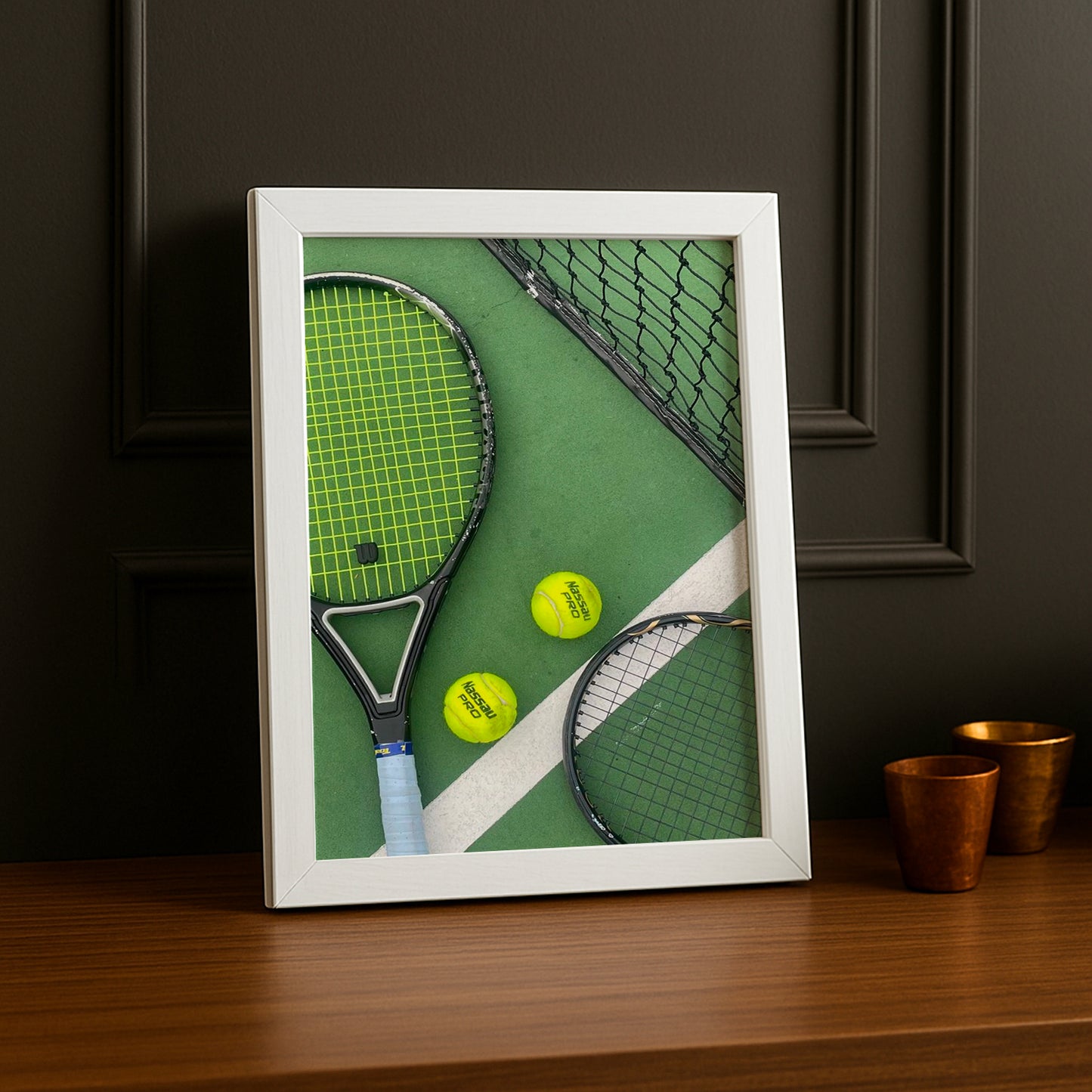 Cadre photo Tennis - Green Court