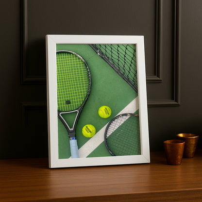 Cadre photo Tennis - Green Court