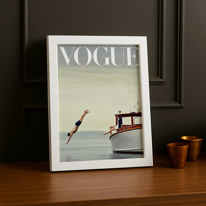 Poster Photo Vogue - Plongeon