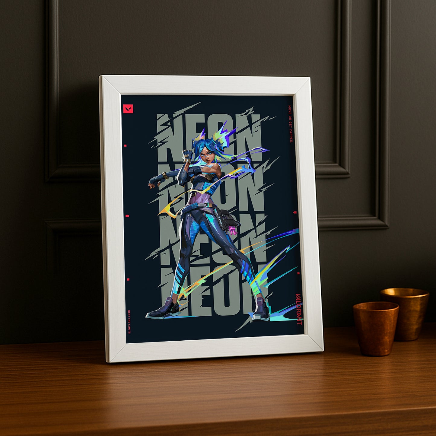 Cadre Photo Valorant - Neon