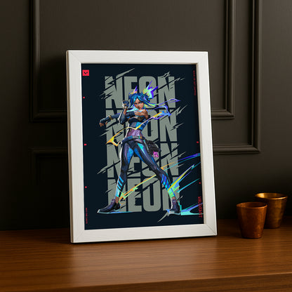 Cadre Photo Valorant - Neon