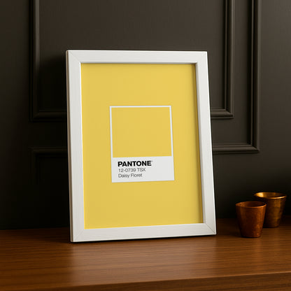 Cadre Photo Pantone Étiquette - Daisy Floret