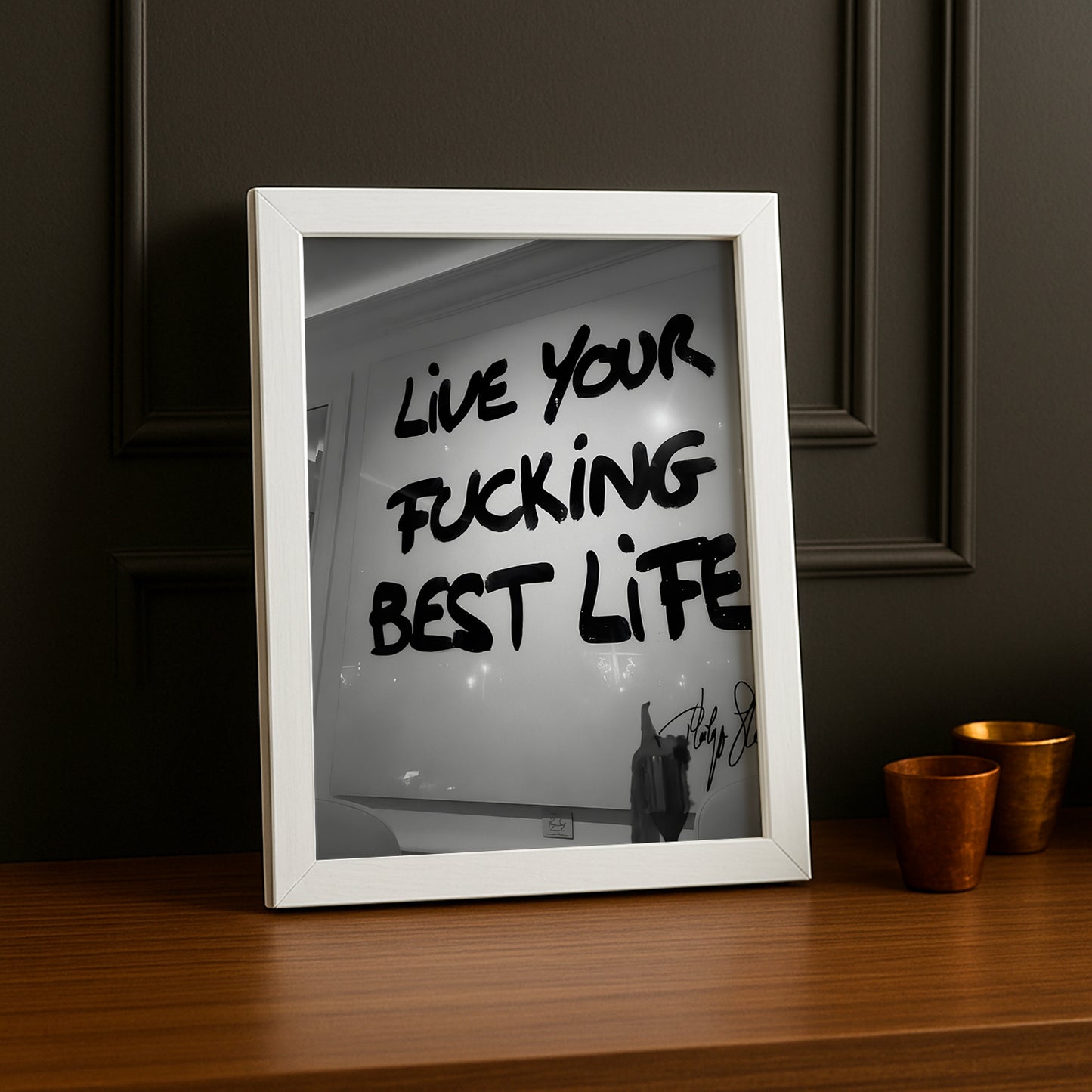 Cadre photo Citation - Live Your Best Life