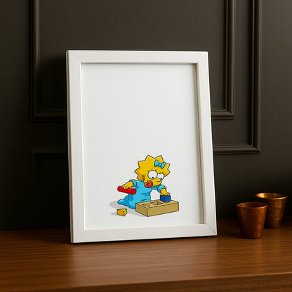 Cadre Photo Les Simpsons - Maggie Simpson Jouets