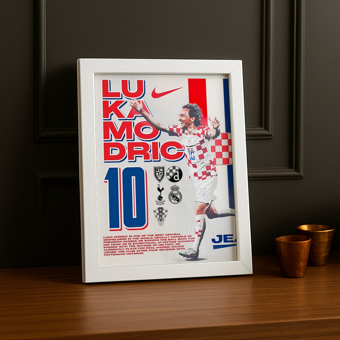 Cadre Photo Footballeur - Modric