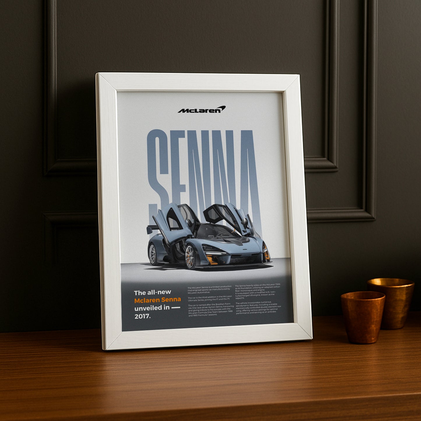 Poster Voitures - McLaren Senna