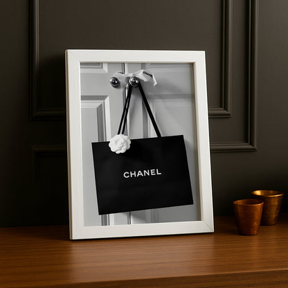 Poster Photo Chanel - Sac de Shopping