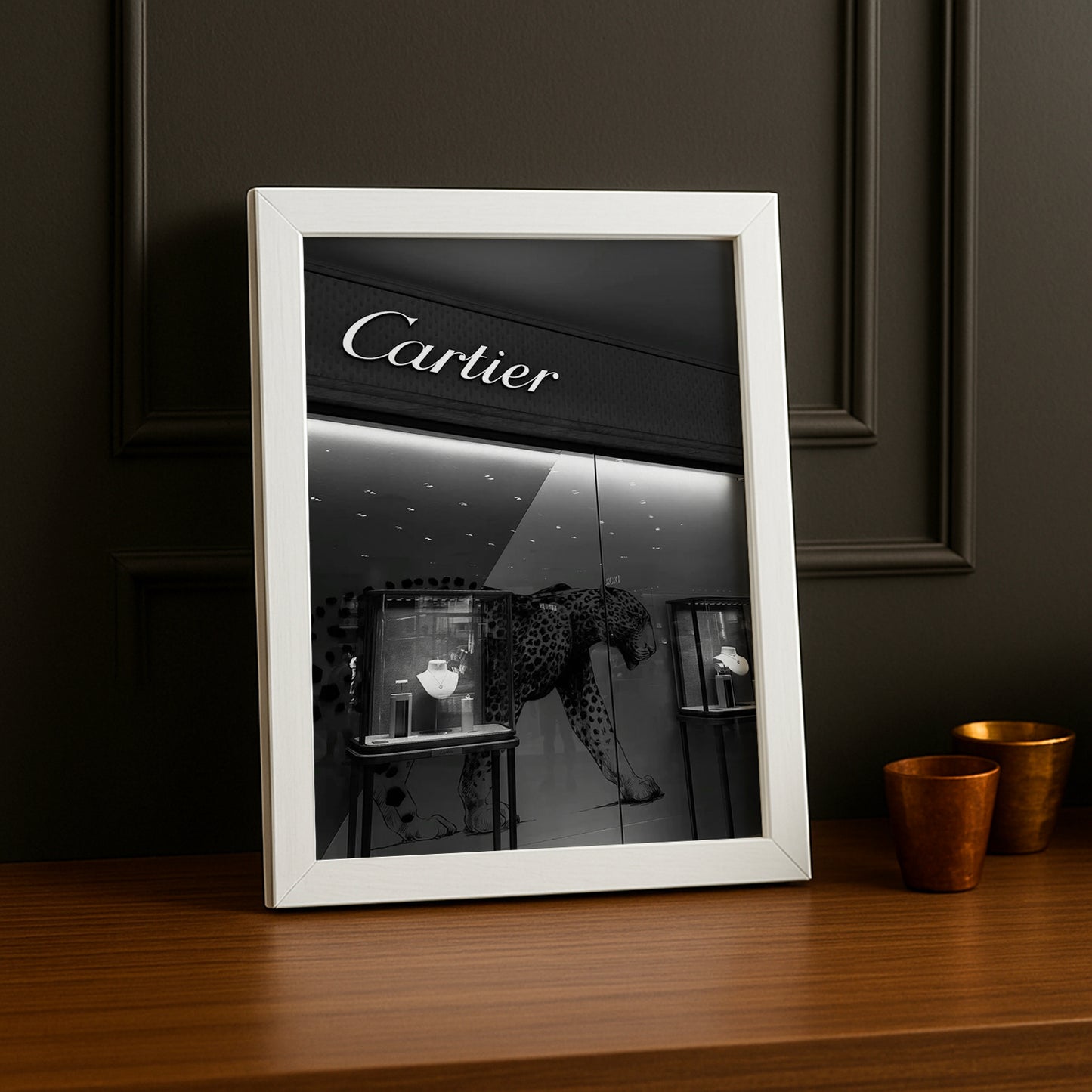 Cadre photo Cartier - Vitrine Panthère