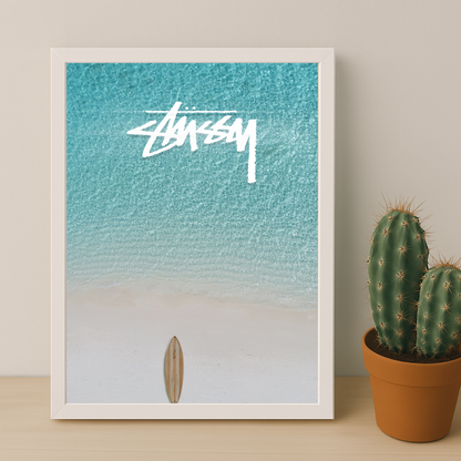 Cadre photo Stüssy - Light Blue Ocean