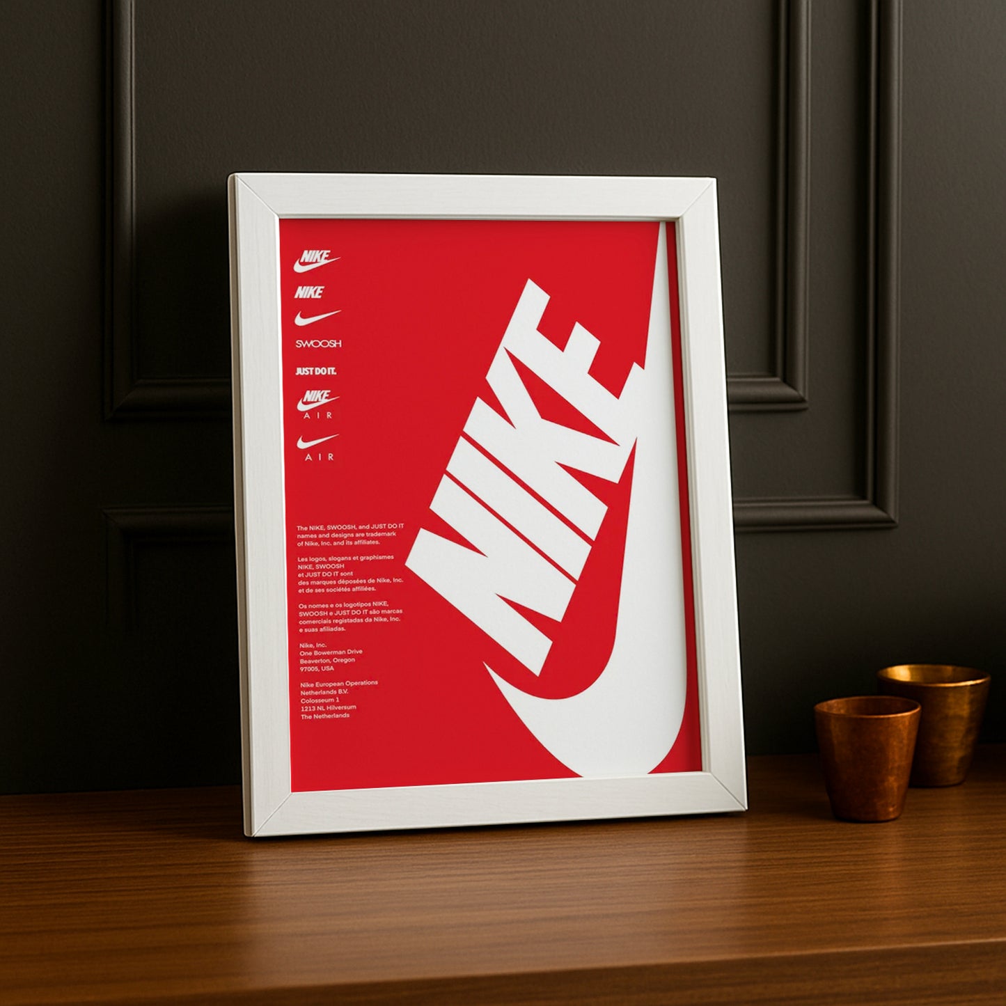 Cadre Photo Nike - Boite Rouge