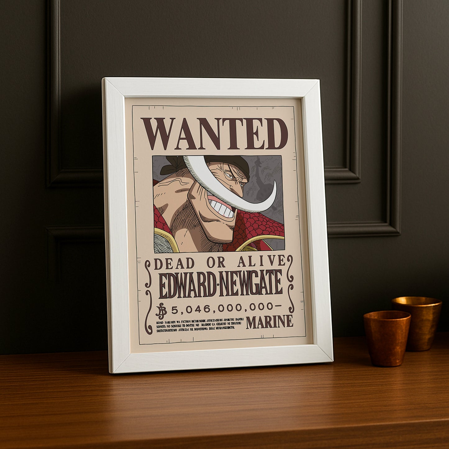 Cadre photo One Piece - Wanted Edward Newgate