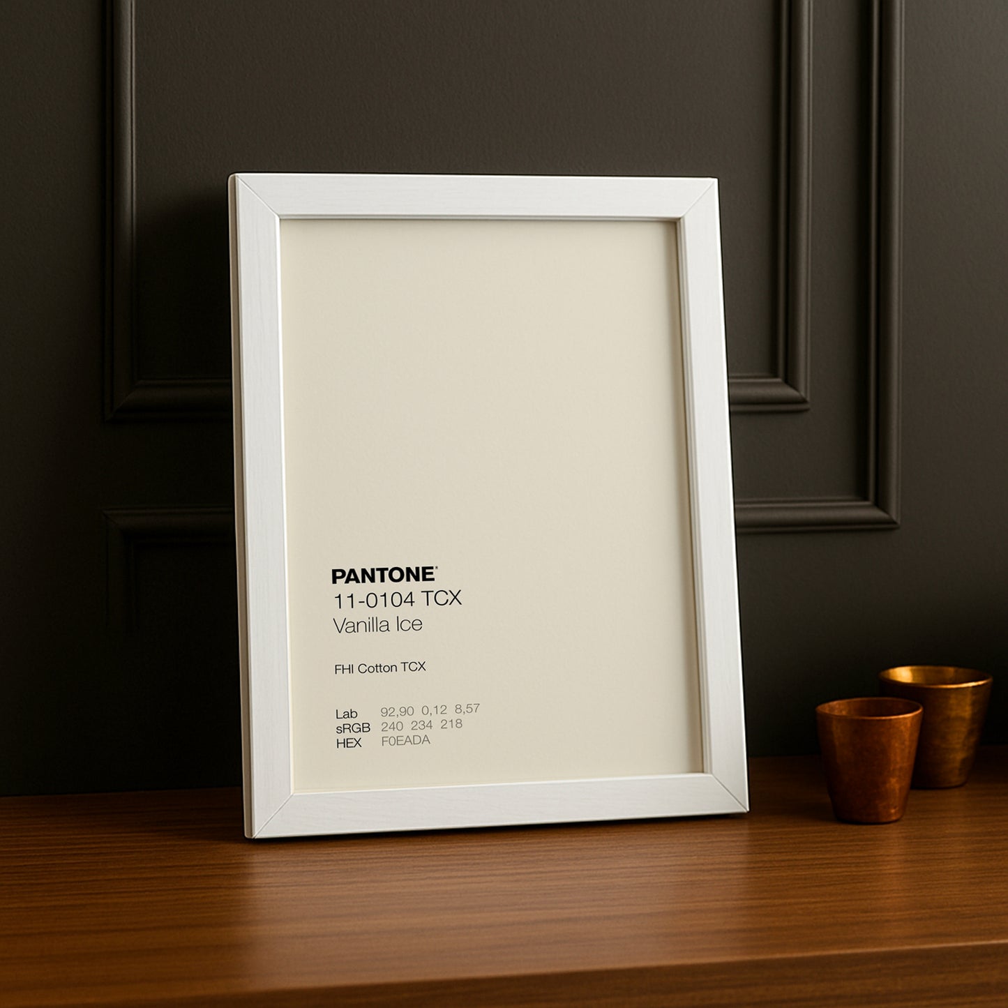 Cadre Photo Pantone - Vanilla Ice