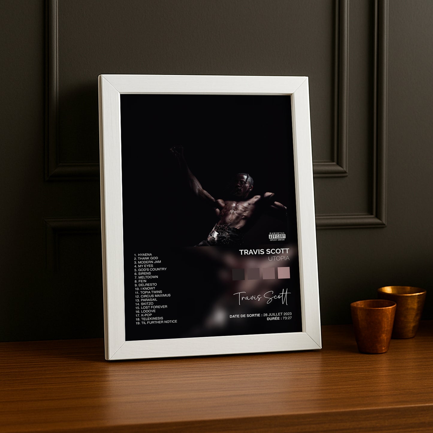 Cadre photo Utopia Travis Scott