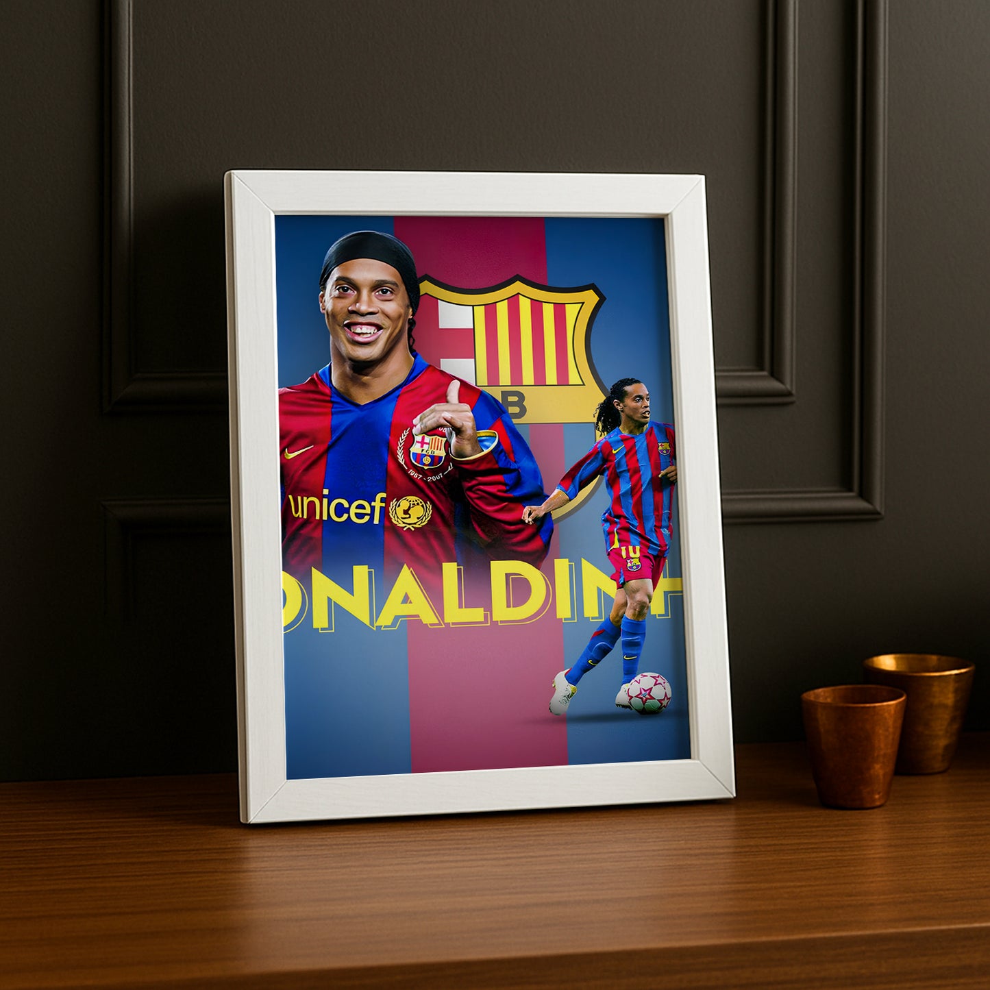 Cadre photo de Ronaldinho