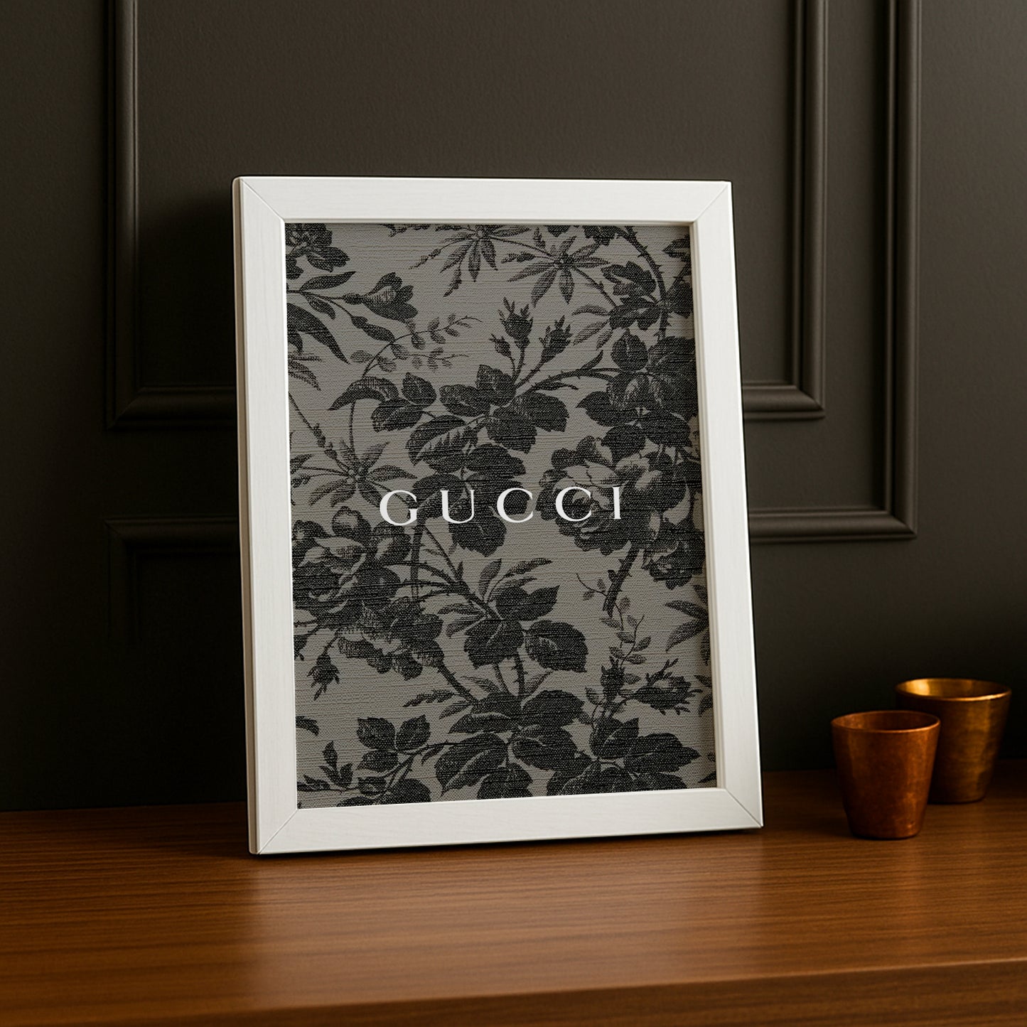 Cadre Photo Gucci - Tapisserie noir