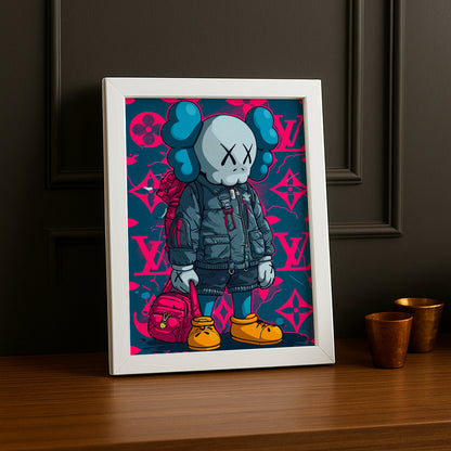Poster Kaws Louis Vuitton outfit