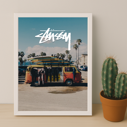 Cadre photo Stüssy - Van Surf