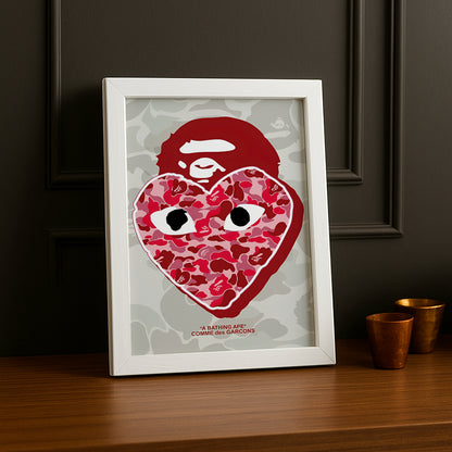 Cadre photo Comme des garçons