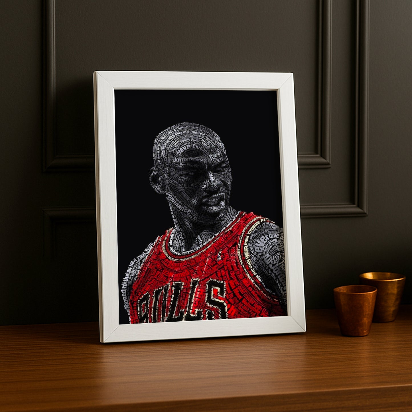Cadre photo NBA - Michael Jordan Art