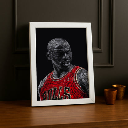 Cadre photo NBA - Michael Jordan Art