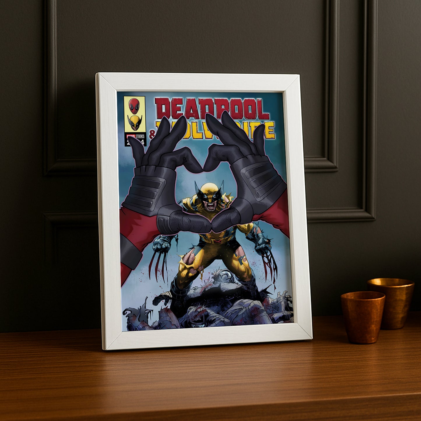 Cadre photo Deadpool & Wolverine Marvel