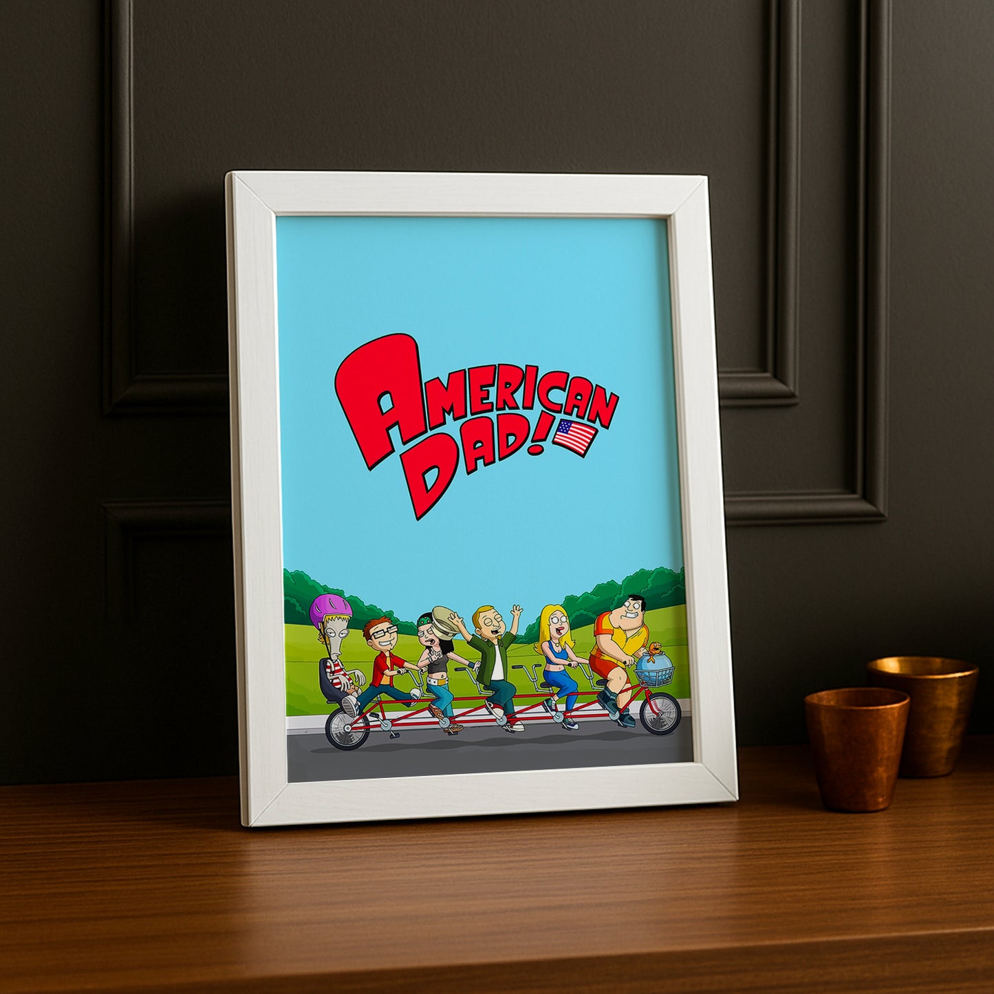 Cadre Photo American Dad - Vélo