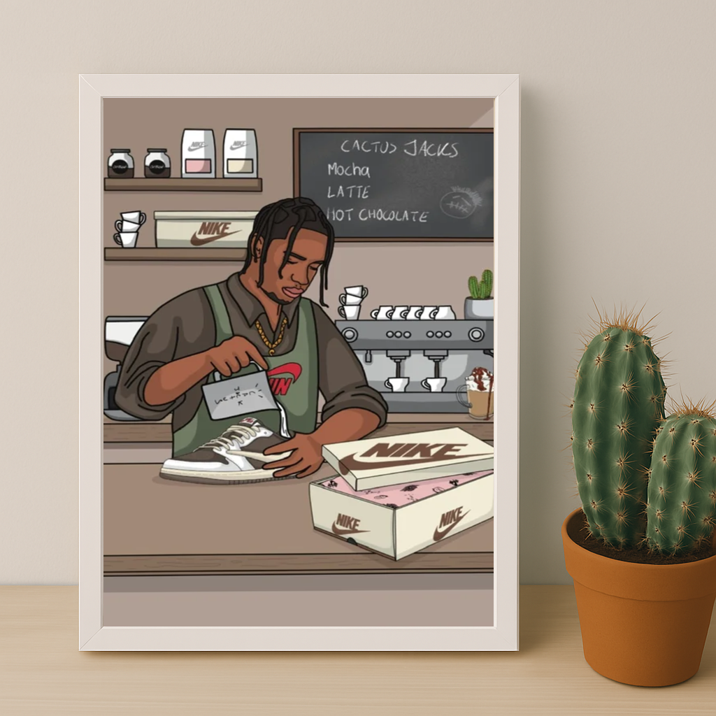 Poster Nike Travis Scott Draw