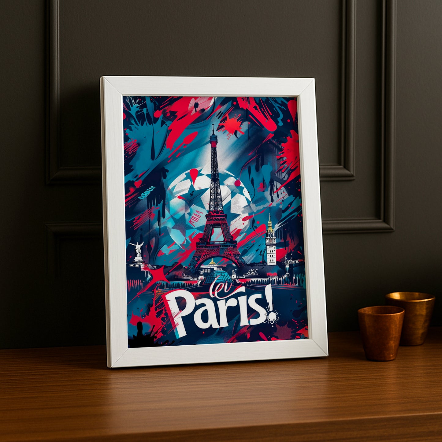 Poster Paris Saint-Germain illustration