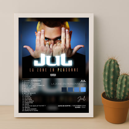 Poster Jul - Album La zone en personne