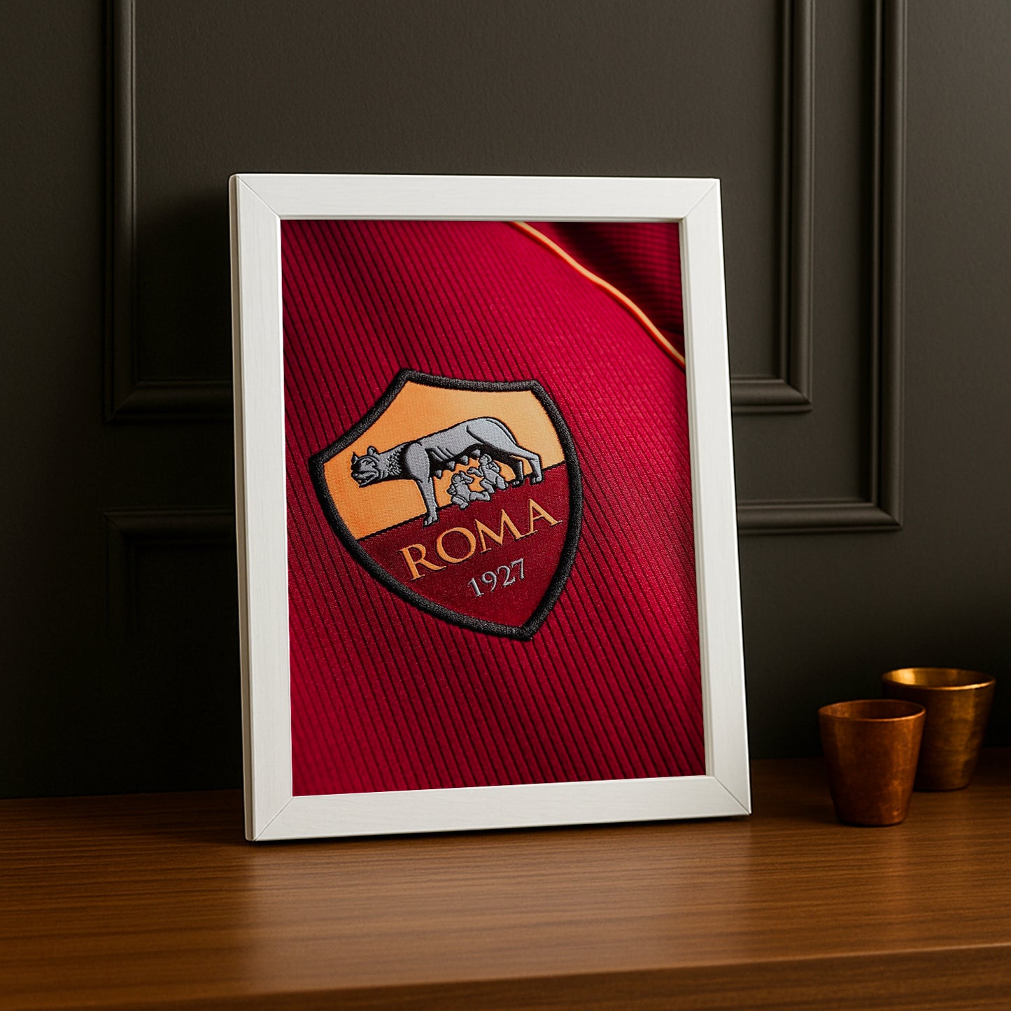 Poster Maillot Football - AS Roma Kit 25-26