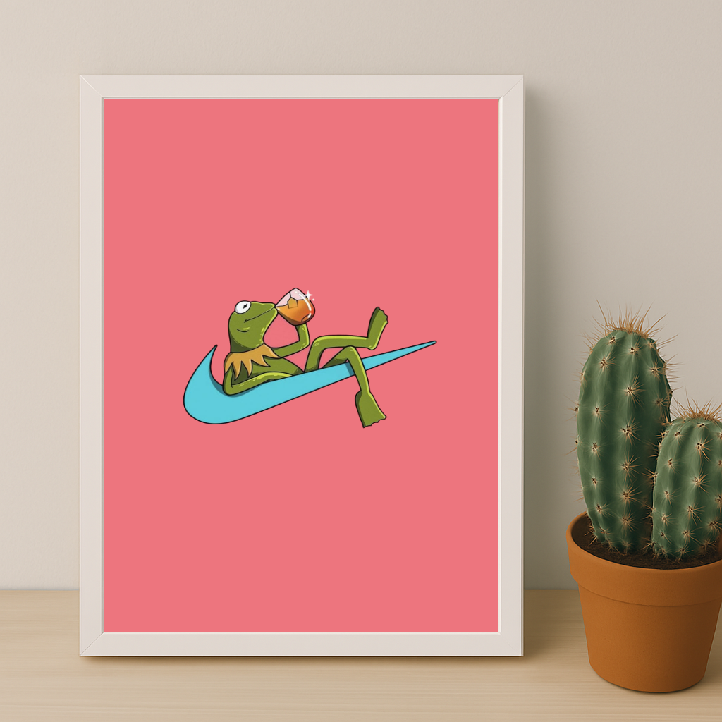 Poster Nike logo art