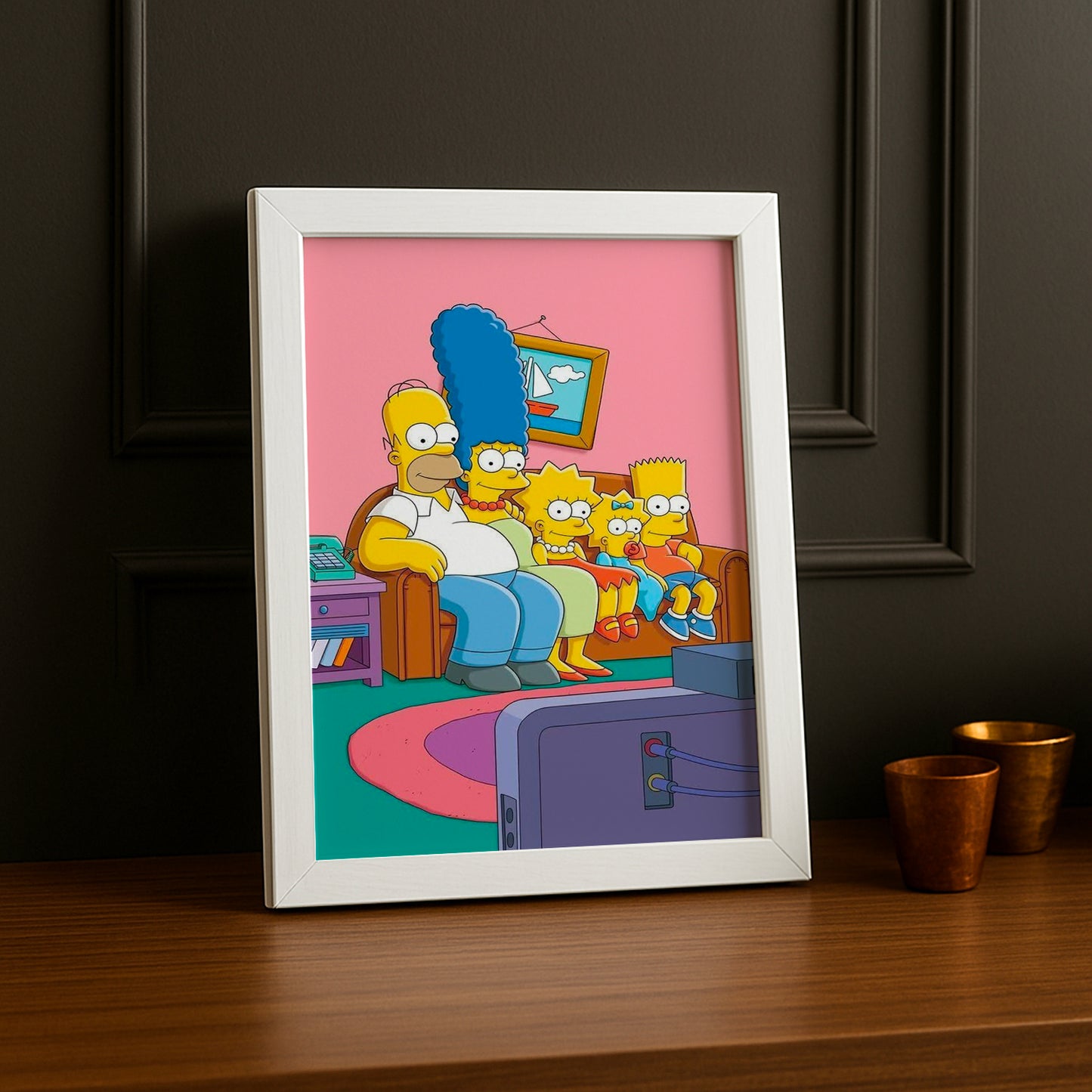 Cadre Photo Les Simpsons - Canapé
