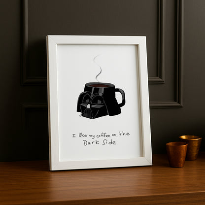 Cadre photo Café - Dark Side