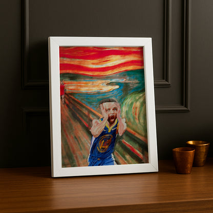 Cadre photo NBA - Curry Funny