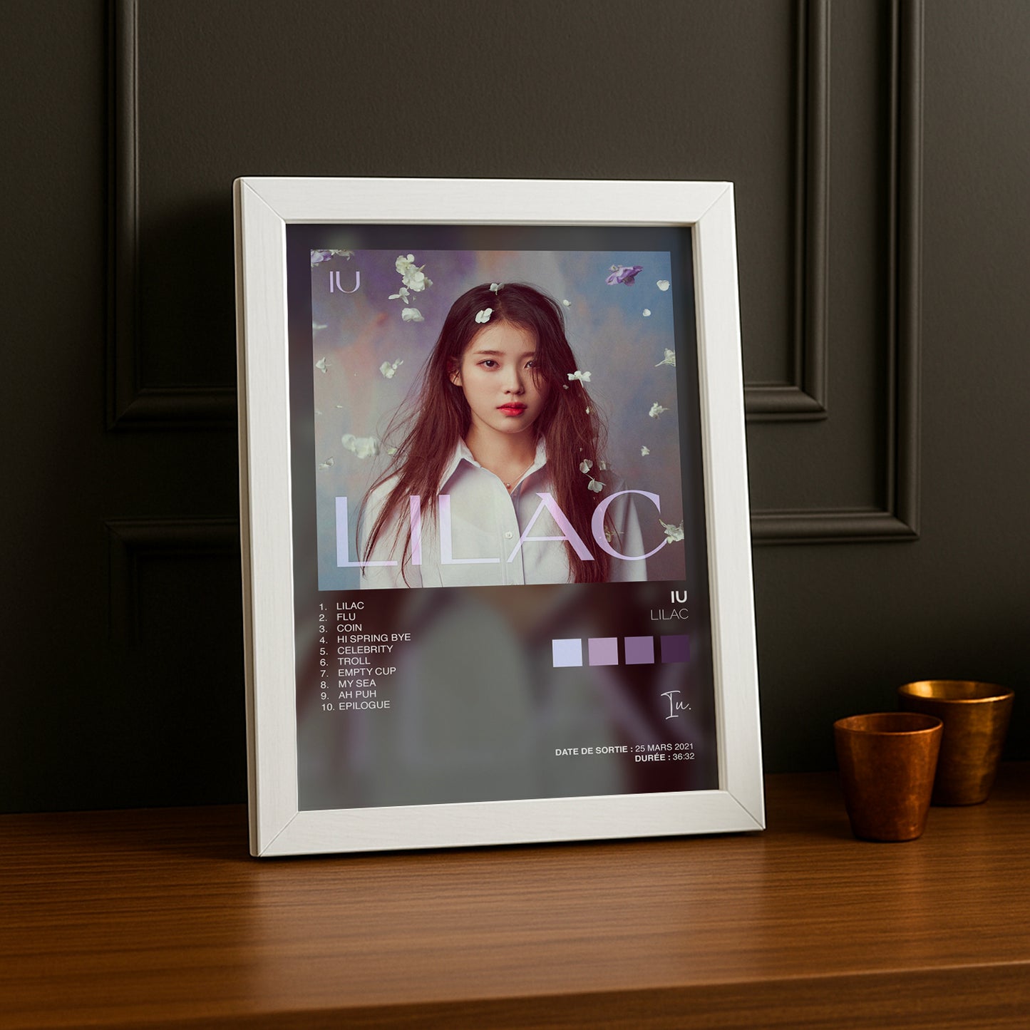 Cadre Photo K-Pop - IU Lilac