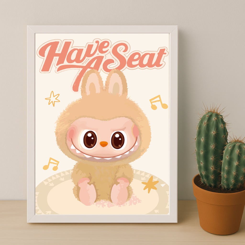 Poster Labubu - Have a Seat