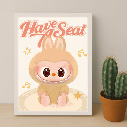 Poster Labubu - Have a Seat