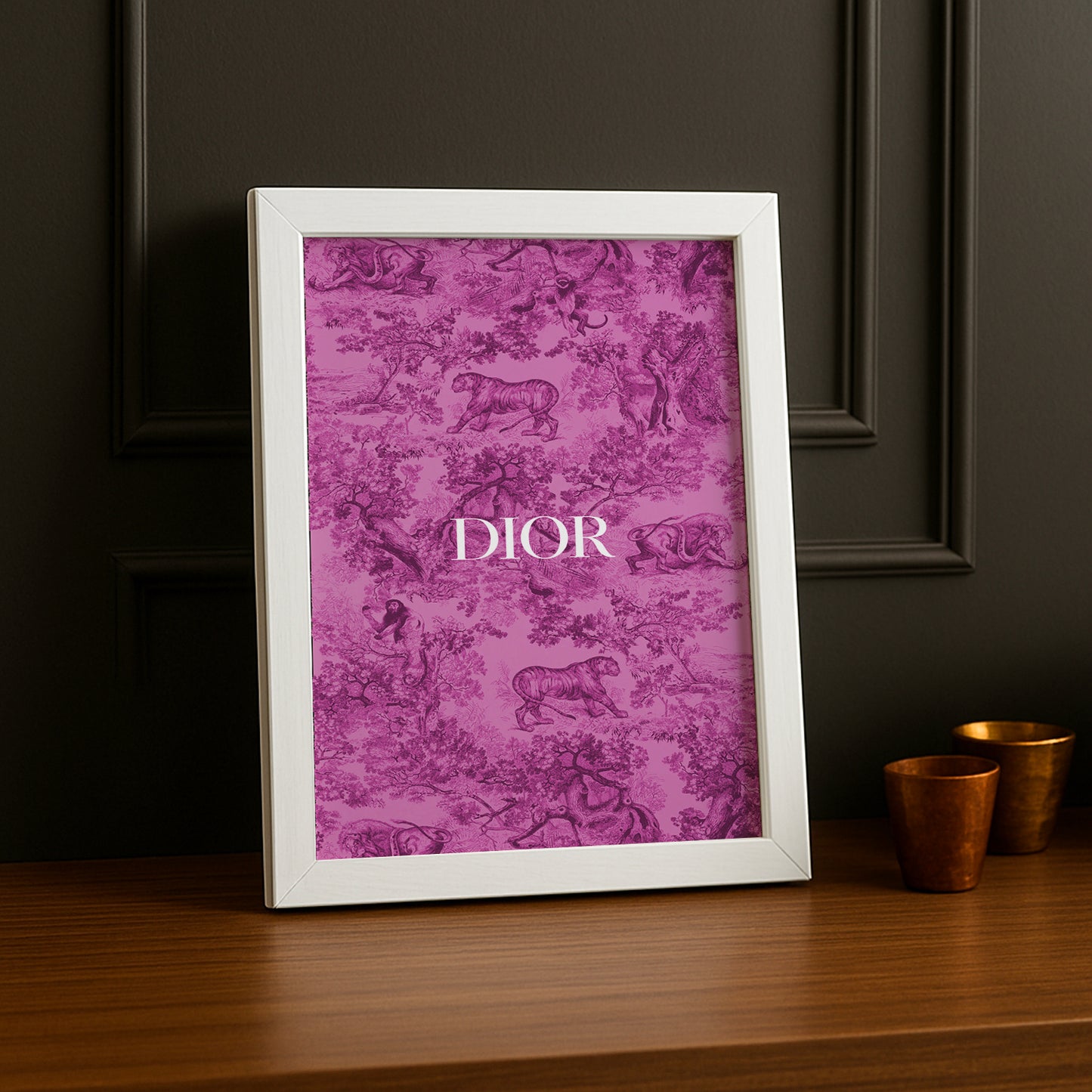 Cadre photo Dior Pink Dessin