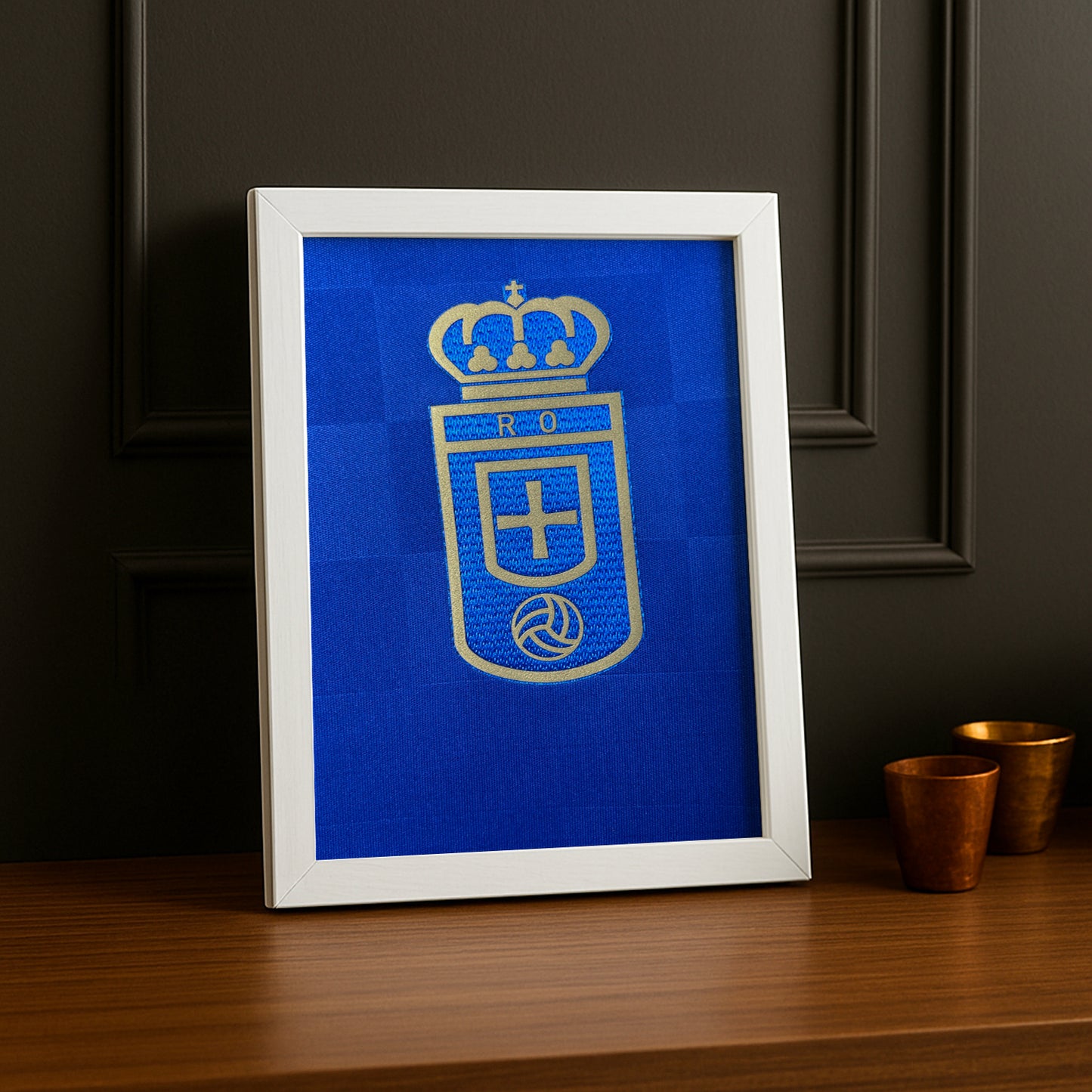Cadre photo - Maillot Real Oviedo 25-26