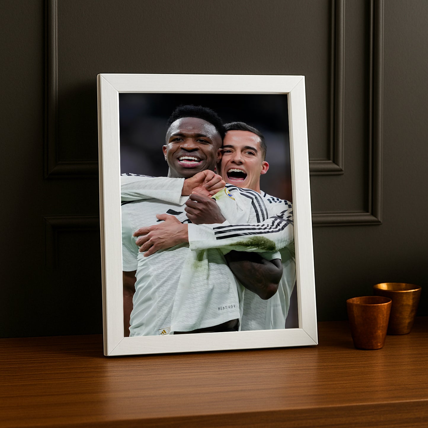 Cadre photo de Vinicius JR x Vasquez